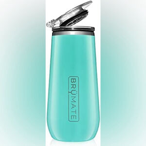 BrüMate Aqua 12oz Insulated Champagne Flute Stainless Steel – NIB